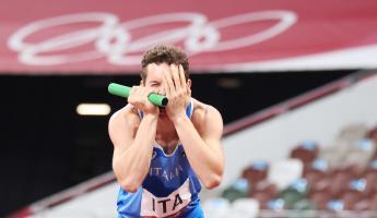 ...Filippo Tortu (Italien/Leichtathletik)... © ANSA / DIEGO AZUBEL