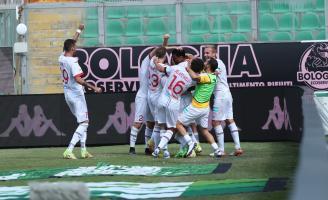 In der 20. Minute jubelte der FC Südtirol: Odogwu traf zum 1:0. (Foto: Bordoni)