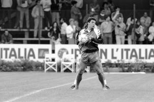 Vialli während des Trainigs bei der WM 1990. © ANSA / X