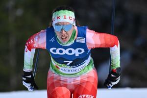 Karla Schleske aus Mexiko. © APA/afp / JOE KLAMAR