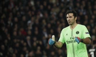 Buffon bei seiner einzigen Auslandsstation in Paris. © ANSA / YOAN VALAT / XX