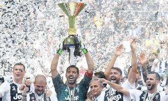 Mit Juventus gewann Buffon unzählige Titel. © ANSA / ALESSANDRO DI MARCO / Z63