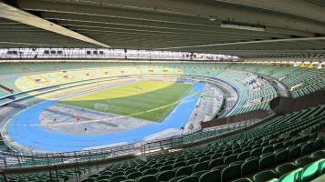 Das  Bentegodi-Stadion in Verona.