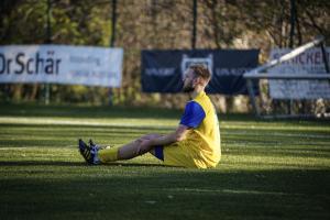 Had a difficult time: Naturns striker Matthias Bacher (Photo: det).