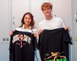 Qinwen Zheng und Jannik Sinner.